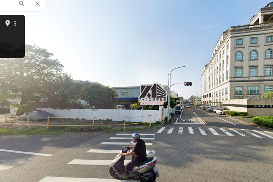 永康近三角窗大路邊方正工業用地的第1張圖片